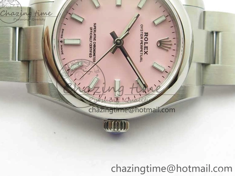 MiroTime 1103 Oyster Perpetual 31mm 277200 EWF Best Edition Pink Dial on SS Bracelet 6T Sophisticated 2776
